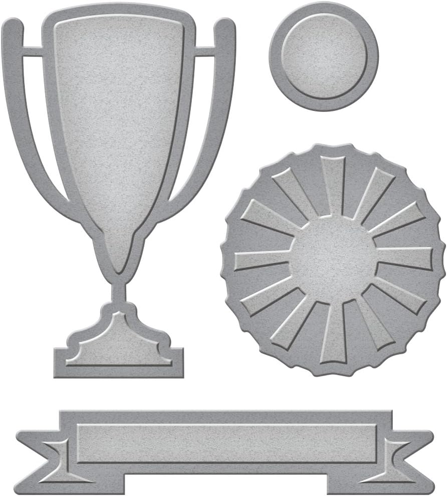 Spellbinders D-Lites Trophy Etched Dies, Brown, 17.1 x 8.9 x 0.2 cm