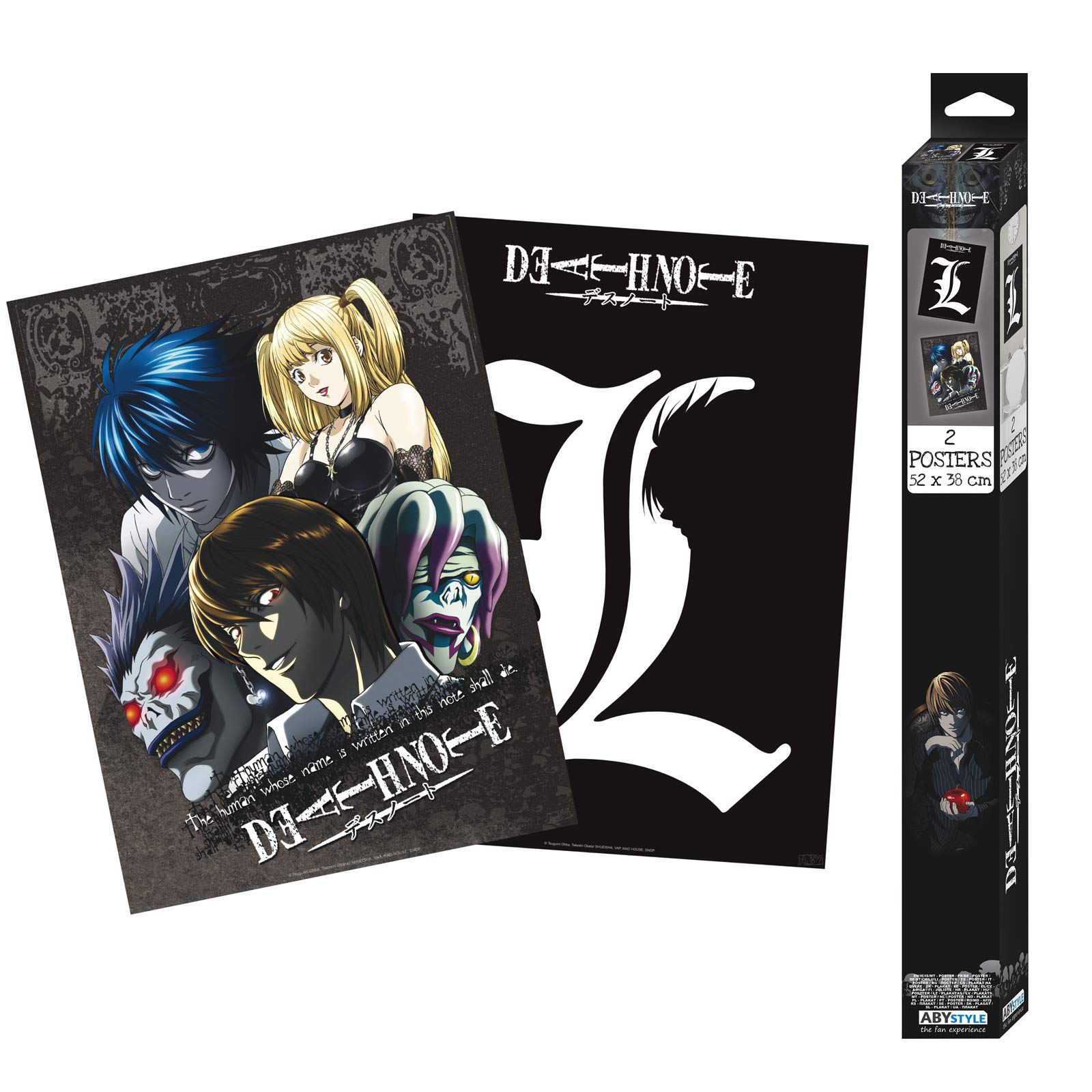 ABYstyle Death Note L & Group 52 x 38" Chibi Poster