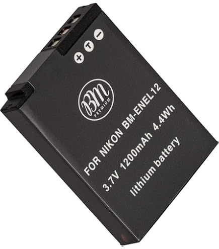 Batteria ricambio nikon EN-EL19 Li-ion, 3.7V, 1200mAh