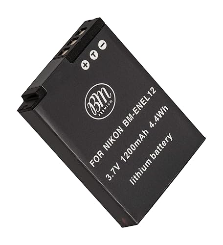 BM EN-EL12 Battery for Nikon Coolpix A1000, B600, W300, A900