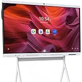 NEWORK Smart Board, 75 Inch All-in-One Interactive Whiteboard, Google EDLA | 48MP CMOS Sensor 4K UHD Camera, 8 AI Noise-Canceling Mics, whiteboard for Professional Business Meetings,Office and Classroom