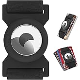 AirTag Holder Money Elastic Bands for Cash Cards - Money Clip Alternative - Slim Minimalist Design for Card Holder Wallet