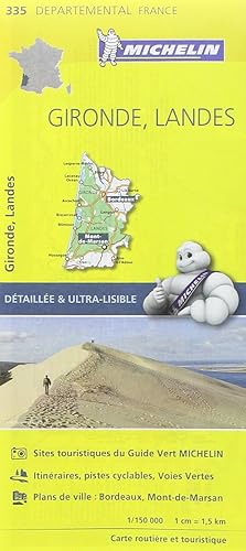 Download Carte Gironde, Landes Michelin PDF