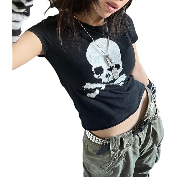 トップス PPFM Sequin skull long tee Archive y2k PPFM Sequin skull long tee Archive y2k