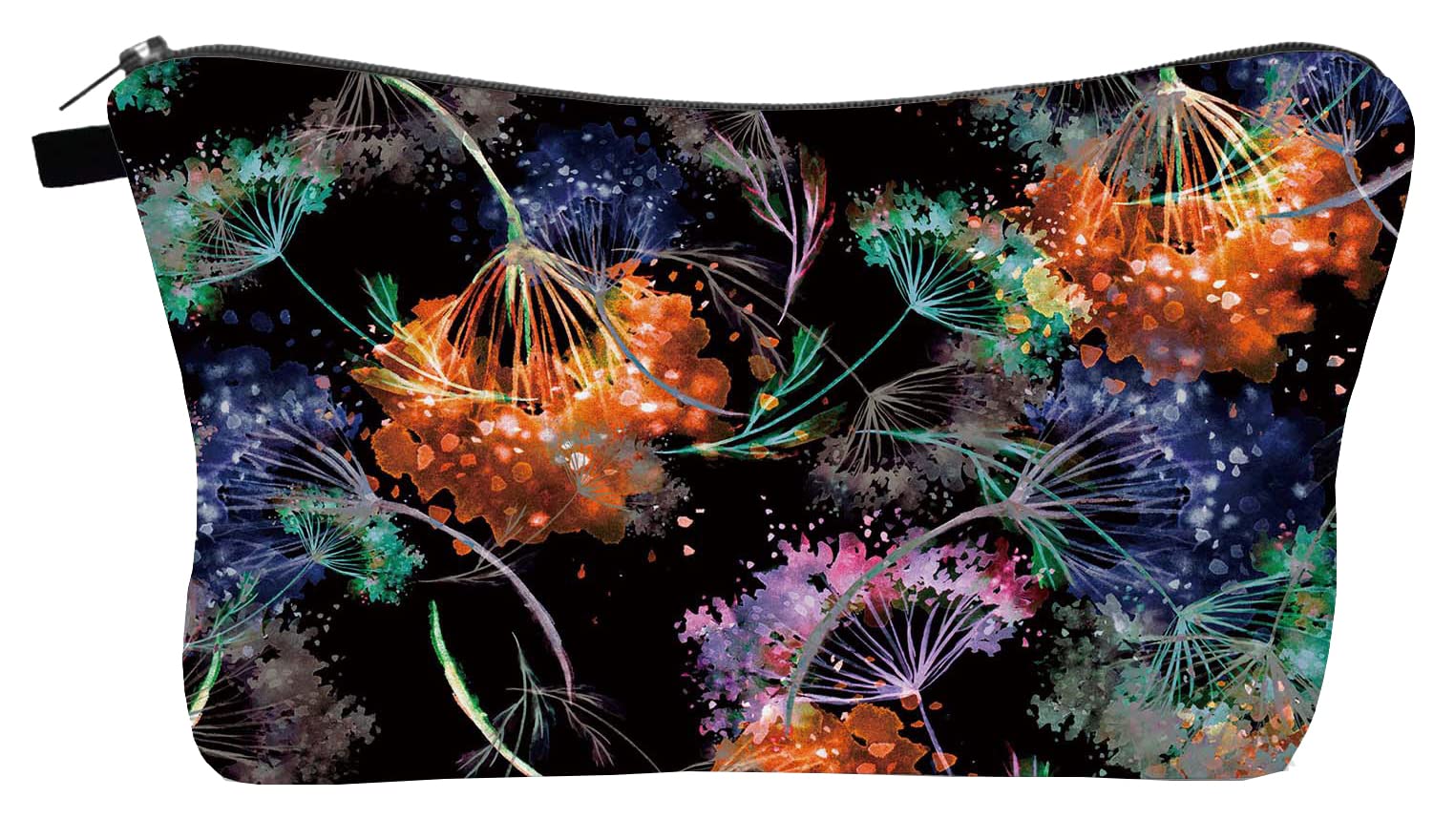 FAVORTALK Makeup Bag Ladies Portable Cosmetic Case Women Travel Beauty Bag Make Up Case Vanity Bag Makeup Brush Organiser with Beautiful Dandelion Pattern -B1255