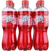 6 Pack of Soda Pop Big Red Soft Drink 16.9oz Bottles