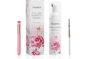 Eyelash Extension Cleanser 207ml +Mascara Wand+ Brush Eyelid Foaming Cleanser,Eyelash Wash and Lash Bath for Extensions,Parab
