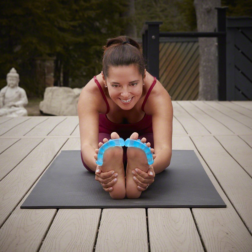 Original YogaToes - Small Sapphire Blue: Toe Stretcher & Toe Separator. Fight Bunions, Hammer Toes, Foot Pain & More!: Health & Personal Care