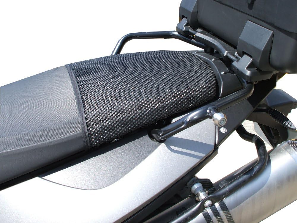 Triboseat Anti Slip Motorcycle Passenger Seat Cover Black Accessory Compatible With BMW F800GS (2008-2017)