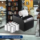 G4GADGET 100 Rolls 57 x 40 Thermal Paper Till Rolls with Red Warning Strip view 7