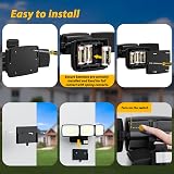 AIXPI Battery Powered Outdoor Security Lights 240 LED Motion Sensor 1500LM IP65 view 6