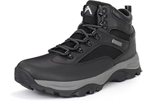 CC-Los Men's Waterproof Hiking Boots Outdoor Backpacking Boot Relaxed Fit Lightweight Size 7-13.5