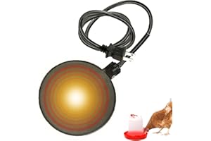 ZWMBYN Poultry Water Heater Base, 120V 35W Heated Pad, Chicken Drinker Coop Accessories