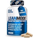 EVL LeanMode Weight Loss Support Capsules - For Men &amp; Women - 50 Servings | Features Green Coffee Bean Extract, CLA and Garcinia Cambogia to Support Metabolism and Appetite Control