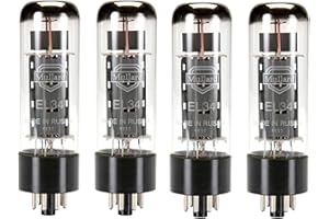 Mullard EL34 Power Vacuum Tube, Platinum Matched Quad