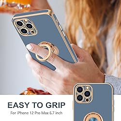 Hython Case for iPhone 12 Pro Max Case with Ring