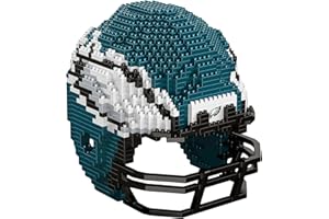 FOCO Unisex NFL 3D BRXLZ Puzzle Replica Helmet Set
