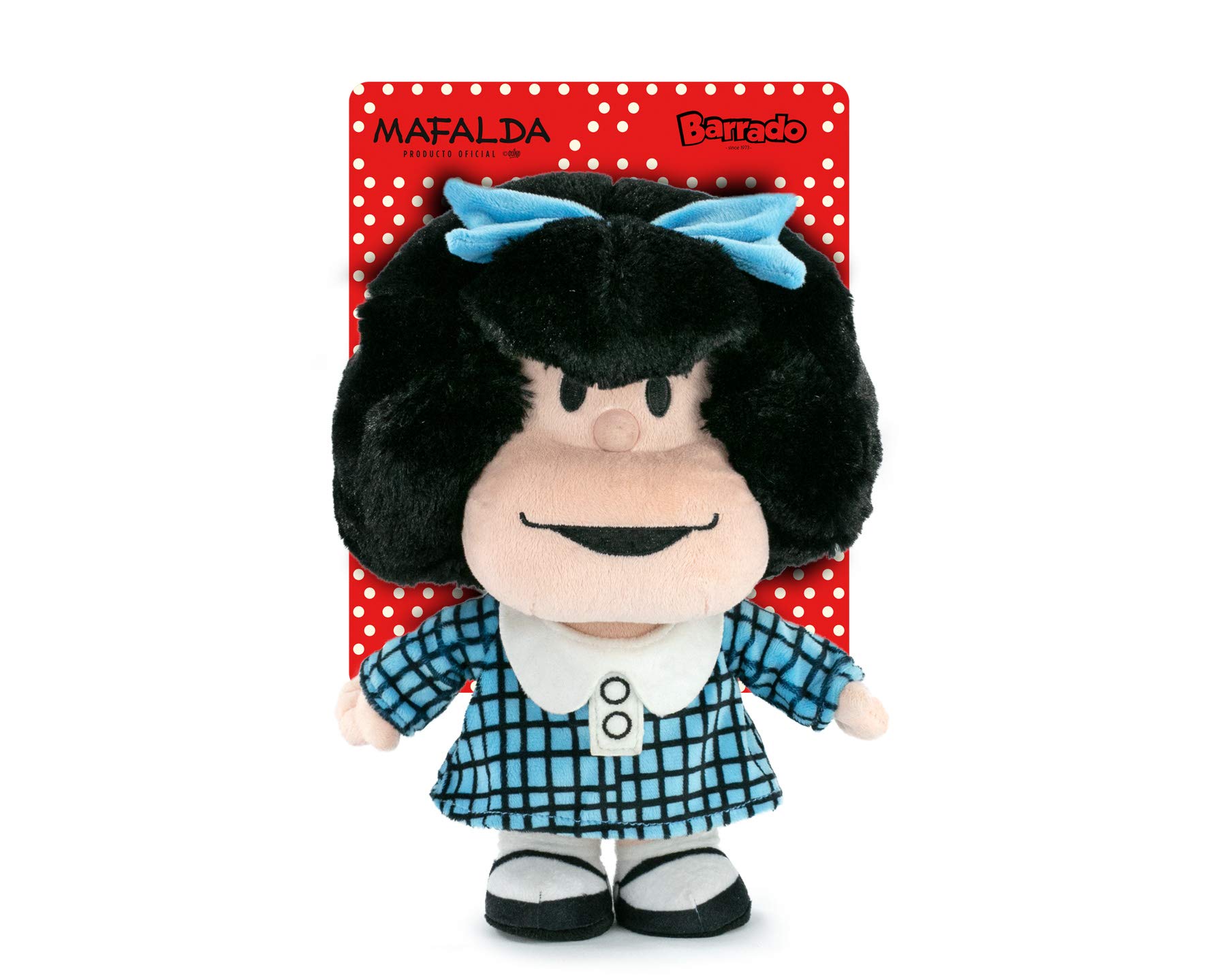 BARRADO Mafalda - Plush Mafalda 27 Cm - Super Soft Quality (Blister, Blue)
