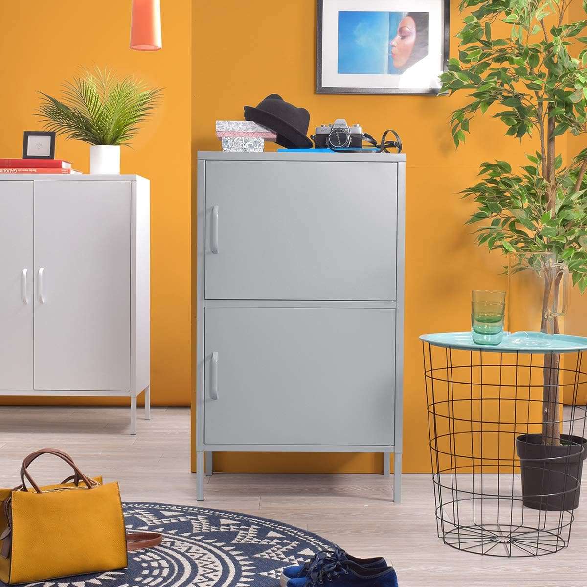 Amazon.de: Yata Home Buffet Schrank Kommode Aufbewahrungsschrank aus