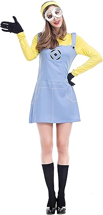 Amazon クリスマス衣装 怪盗グルー ミニオン 仮装 コスプレ コスチューム ハロウィン 女性用 M コスプレ 仮装 通販
