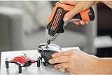 BLACK+DECKER Cordless Rapid Screwdriver 3.6V with Case & Bits view 3
