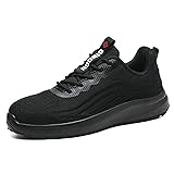 DINGGU Steel Toe Shoes for Men Woman Non Slip Work