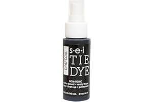 S·E·I S.E.I Charcoal Tie Dye Spray Bottle, 2- Ounces, Fabric Spray Dye