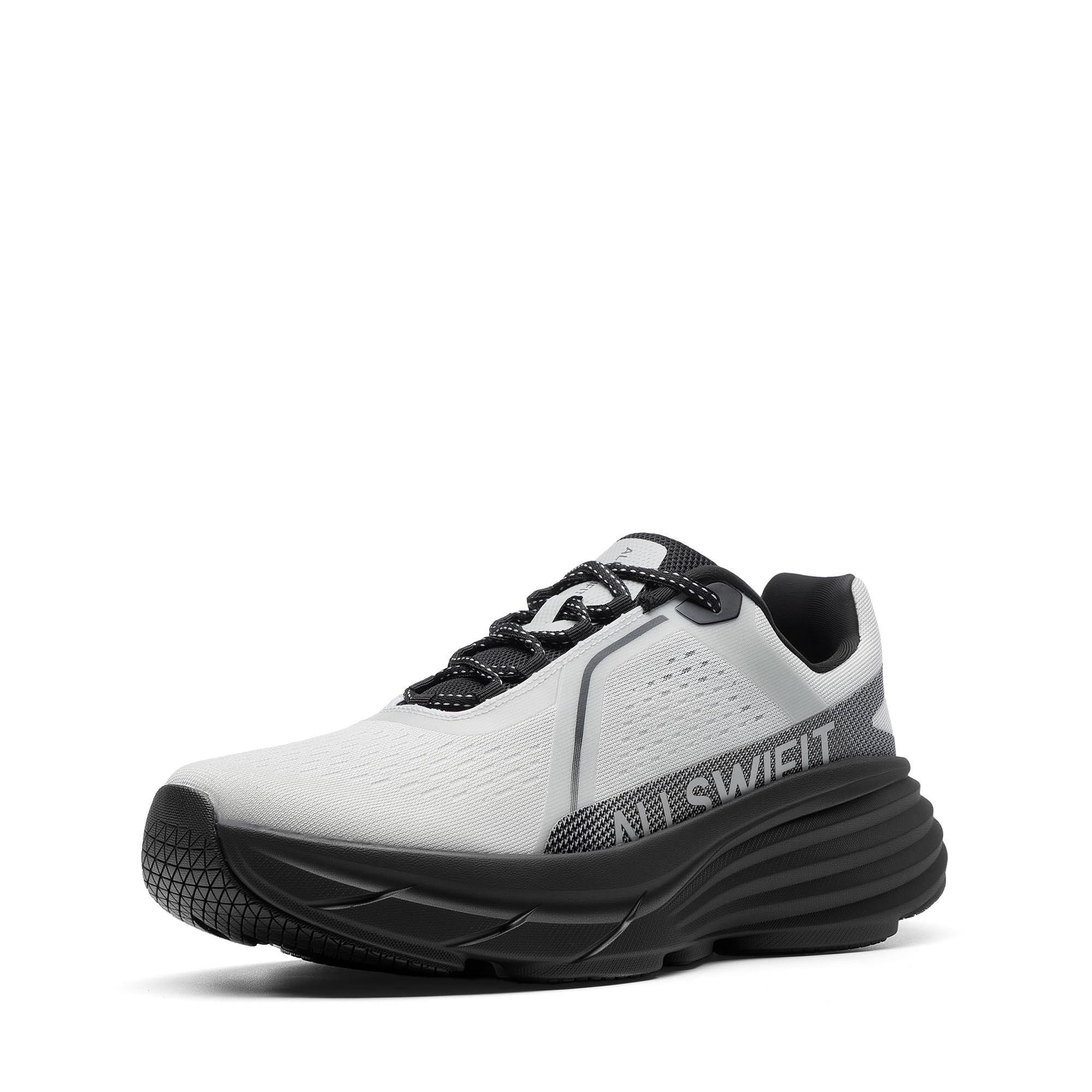 Photo 1 of ** VERY USED/ DIRTY **  ALLSWIFIT Men's Cushion Lightweight Walking Running Shoes Tennis Non-Slip Comfortable Jogging Workout Gym Athletic Breathable ActiveAiry Fashion Sneakers,Size 9,Grey/Black,AMUMRS2513