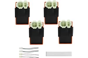 MFC·passion 6 Pin AC CDI BOX Replacement for GY6 50cc 125cc 150cc ATV Taotao Ignition Box 6 Pin 4pcs