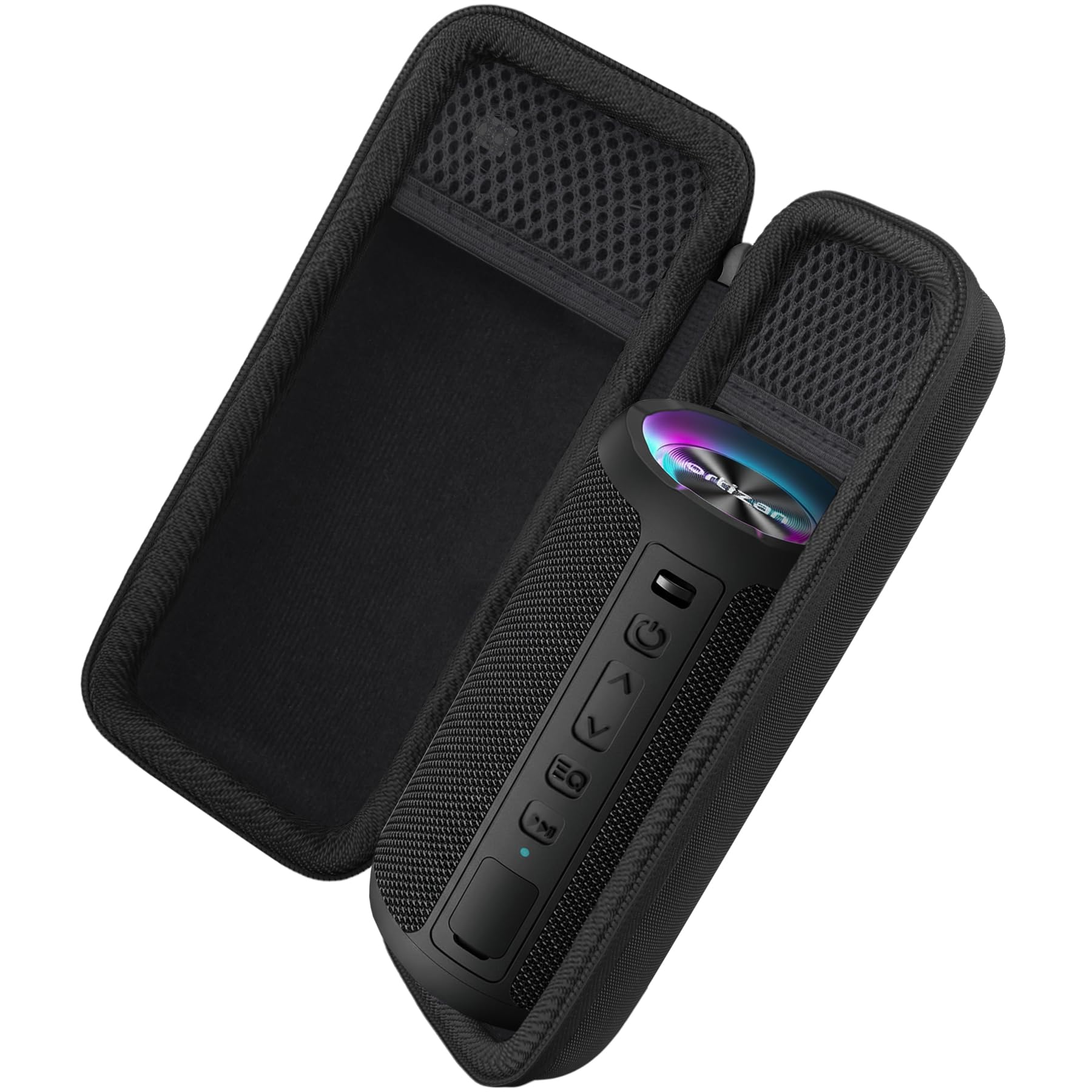 Khanka Case for Ortizan X10P/X10B/X8Pro Portable Bluetooth Speaker,Travel Carrying Storage Cover for Ortizan X10P/X10B/X8Pro Portable Bluetooth Speaker with Carry Handle,Case Only(Black) — image 1