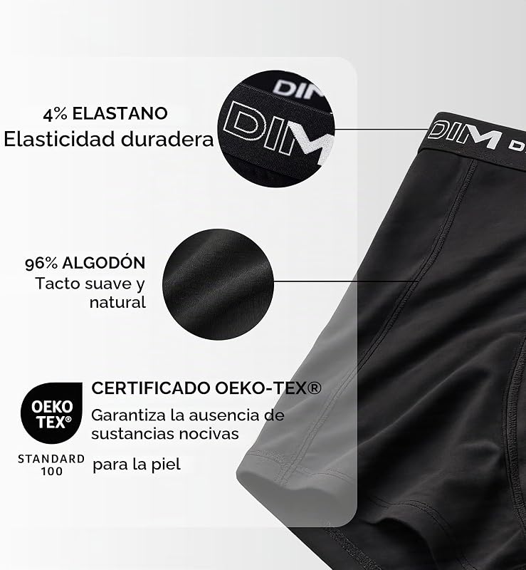 Pack De 3 Bóxers con Cinturilla A Contraste Hombre x3