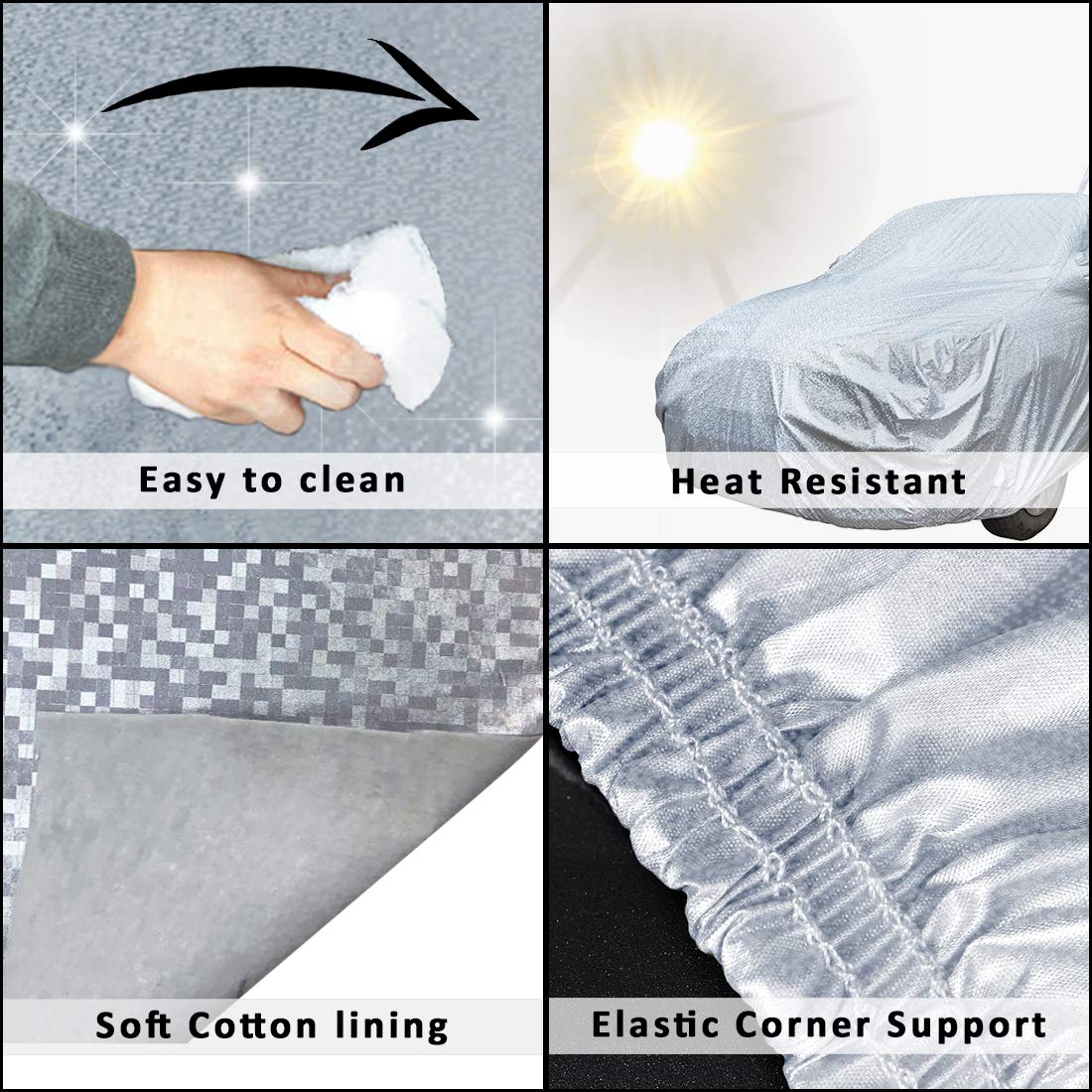 KIA Seltos Car Body Cover Aero Waterproof Heat Resistant Mirror and