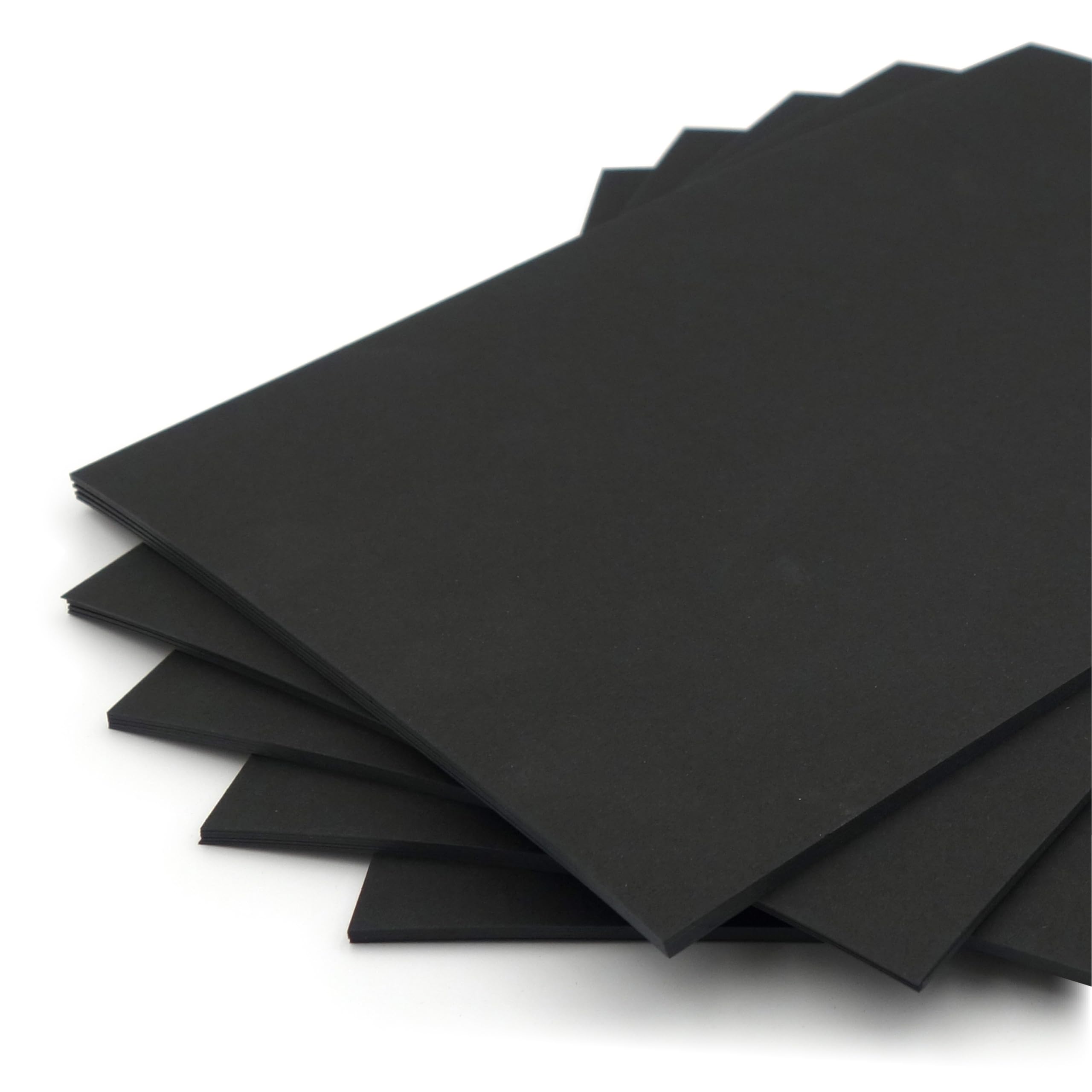 Rothmill A4 Black Card Stock - 260gsm - 350 Micron - 50 Sheets