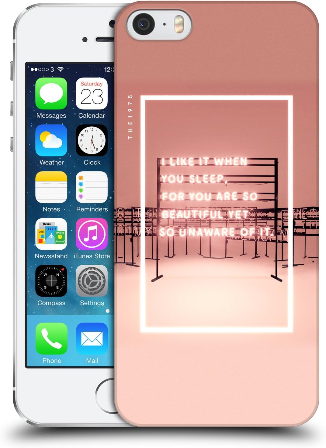 Official The 1975 I Like It When You Sleep Songs Hard Back Case Compatible for iPhone 5 iPhone 5s iPhone SE