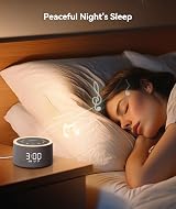 Dreamegg D1+ White Noise Machine with Alarm Clock and Night Light view 5