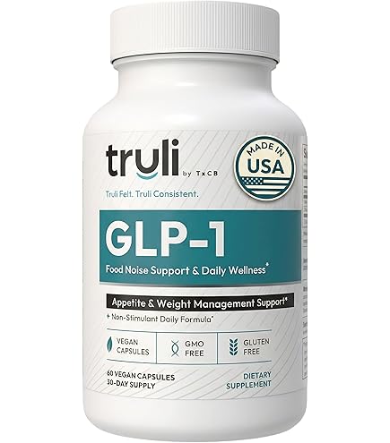 ACTIF GLP-1 Mega Support with 10 Advanced Weight Factors and Probiotics, GLP-1 Activator and Metabolism Support, Non GMO, Made in USA, 60 Count : Health & Household