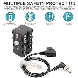 KOCACKOO D-Tap to Double-Sided NP-F550/970/570/770