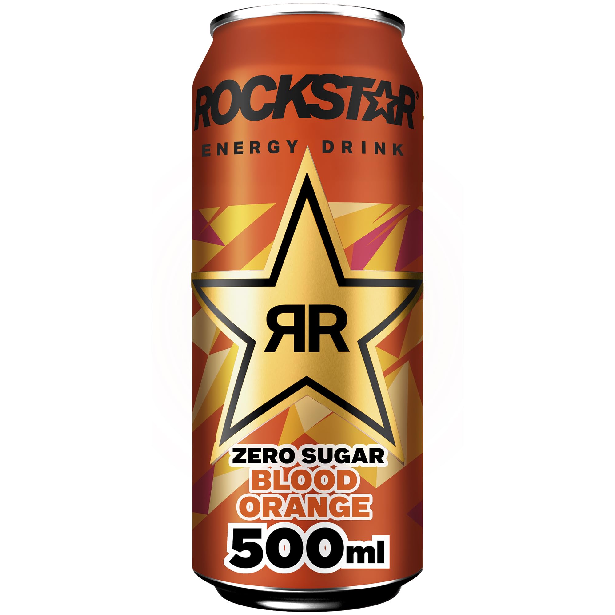 Rockstar Energy Drink Blood Orange - Zero Sugar - Koffeinhaltiges Erfrischungsgetränk mit Blutorange Geschmack ohne Zucker, EINWEG (12 x 500ml) 3