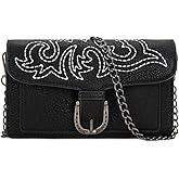 Montana West Small Crossbody Purse with Chain Strap Western Designer Clutch and Handbags for Women