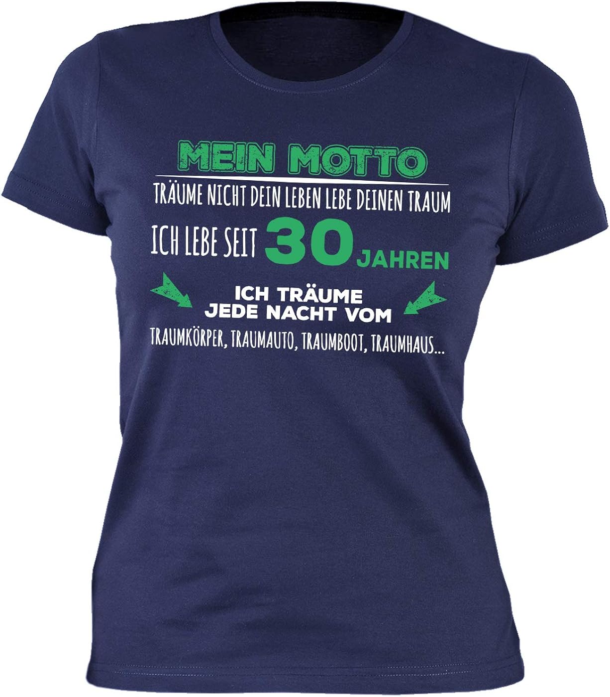 Damen T-Shirt 30 Geburtstag Frauen - Geburtstagshirt Frau 30 Jahre ...