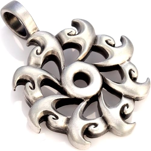 Amazon Bico サーフ ビコ オセアニア ペンダント E96 サテンシルバー仕上のシグネチャーデザイン トライバル ファッション ジュエリー ネックレス 通販