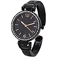 Blekon Original Mother of Pearl Cuff Bracelet Watch for Women with 31mm case Japanese Quartz Movement Metal hinged Bangle Style Cuff Wrist Watch for Ladies…
