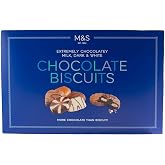 M&amp;S / Marks &amp; Spencer | Extremely Chocolatey Milk Dark &amp; White Chocolate Biscuits 500g | From the UK