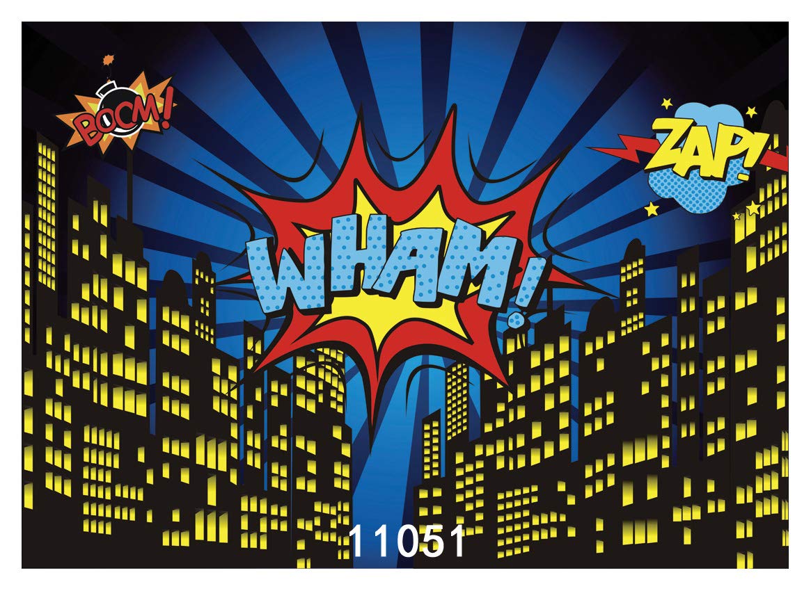 The 10 Best Comophoto Superhero Photography Backdrop City Building Birthday