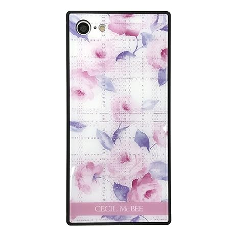 Amazon Iphone8 Iphone7兼用 Cecil Mcbee 背面ガラスケース