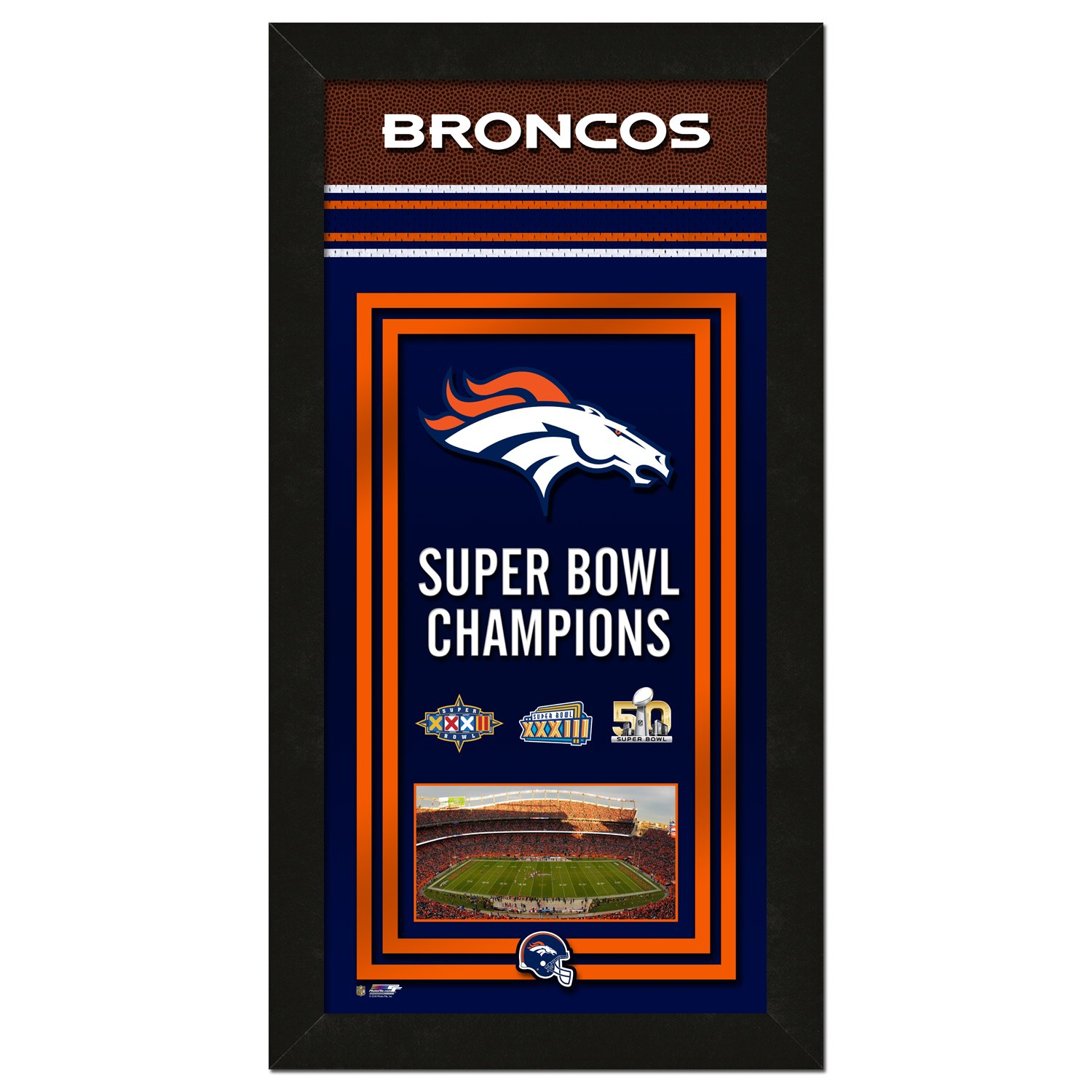 Amazon Com Photo File Nfl Denver Broncos Men S Super Bowl Champs