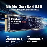 KingSpec 1TB M.2 NVMe Gen3x4 SSD 2280 2400MB/s 3D NAND TLC/QLC view 2