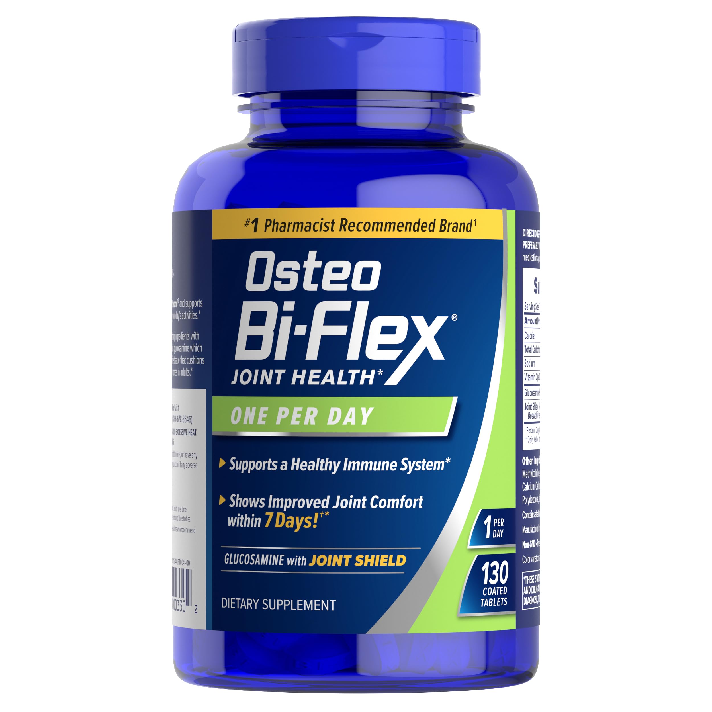 Osteo Bi-Flex One Per Day Vitamin D Supplement, Improve Joint Function, Support Bone and Immune Health, 130 Coated Tablets