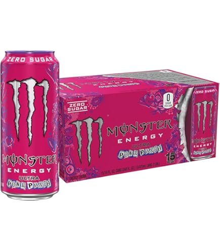 定価５万Gentlem Monster×Coperni 5G W1 白紫 MONSTER ENERGY ZERO ULTRA VIOLET 16 FL OZ Size Empty CANS White