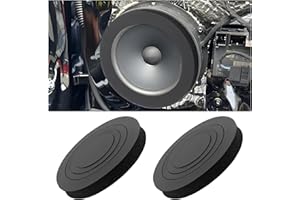 CXCCOI 2PCS 3in1 Car Speakers Foam with Self Adhesive,Multi-Size 6" 6.5" 6.75" Ring Speaker for Car Door Speakers Enhance Sound Clearer,Universal Speaker Foam Rings 360° Surround (2PCS)